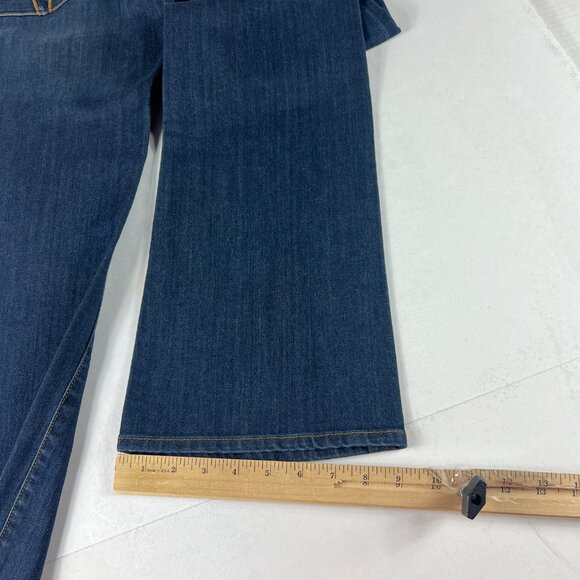 Kut From The Kloth Jeans Women's 33x30 Farrah Bootcut Mid Rise Blue Denim Tag 8 - Picture 11 of 16